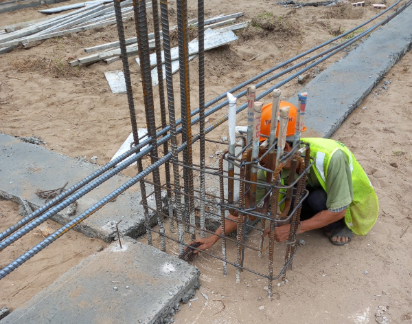 Dự án thi công móng nhà xưởng tại Thái Bình